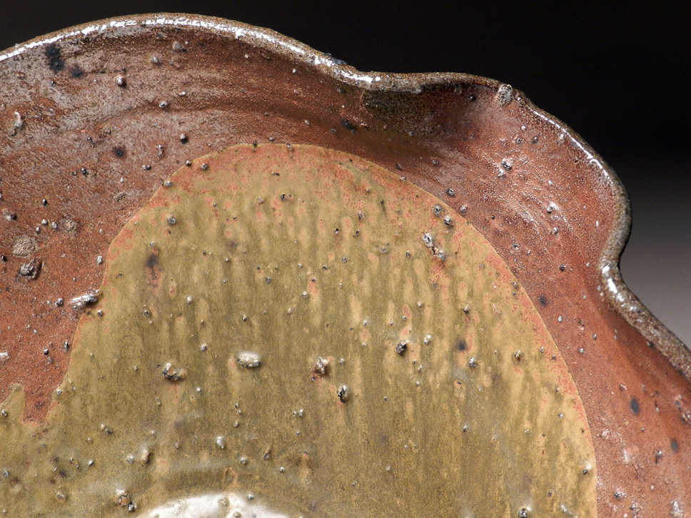 Recumbent Batter Bowl with Glaze detail