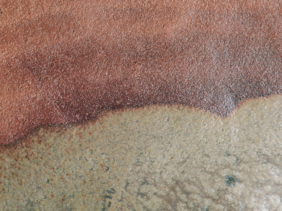 Recumbent Batter Bowl with Glaze 2 detail