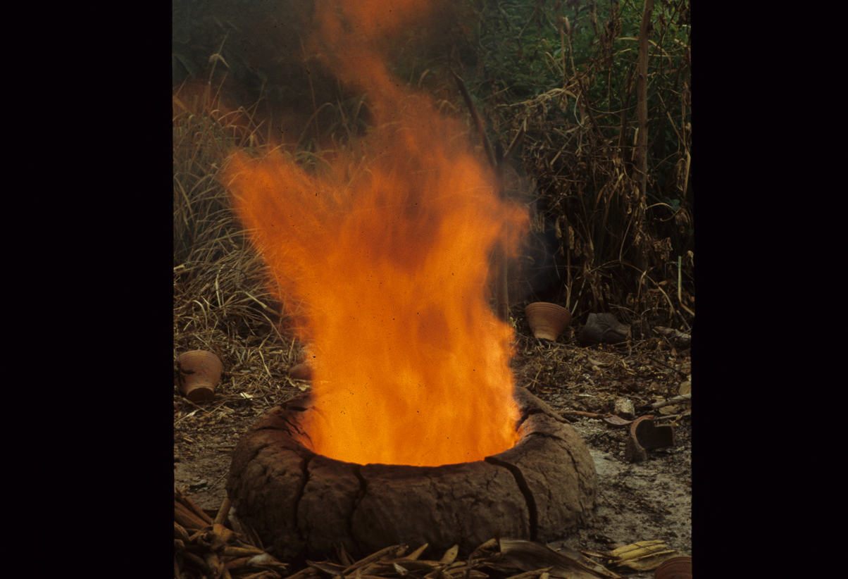 In Ground Kiln Chimney