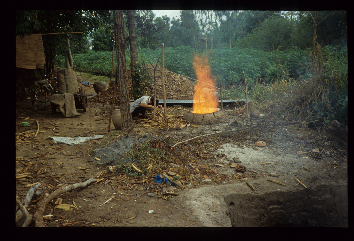 In Ground Kiln Chimney